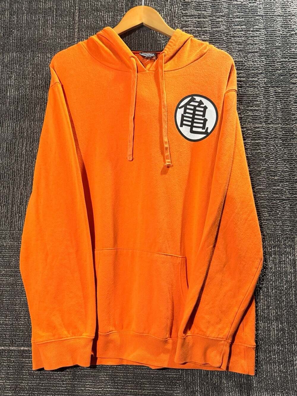 Dragon Ball Z Goku Kame Kanji Orange Pullover Hoodie